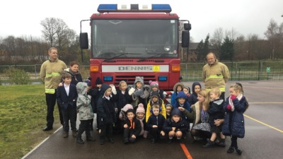 Fantastic visit from Kent Fire and Rescue!