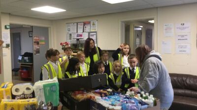 Harvest Donation Visit