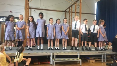 Brilliant job by school choir!